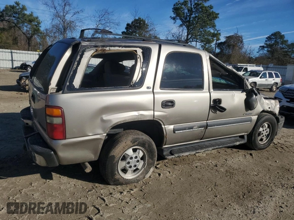 2002 Chevrolet Tahoe LS z VIN 1GNEC13Z62R242388, wystawiony jako Copart lot #86362454 z przebiegiem Nie podano mil oraz Nie do naprawy • Non repairable. Historia ofert i sprzedaży dostępna na DreamBid. Obrazek 3.