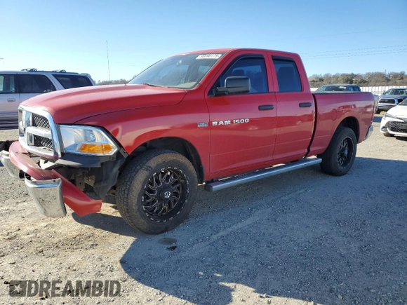 2011 Ram 1500 ST with VIN 1D7RV1GT0BS664861, listed as a Copart auction lot 88896175 with 147,258 mi miles and Salvage Title. Bid and sale history available at carsss.com. Image 1.
