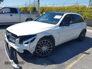 2017 Mercedes-Benz GLC with VIN WDC0G6EBXHF201996, listed as a IAAI auction lot 41814847 with 117,273 mi miles. Bid and sale history available at carsss.com. Image 17.
