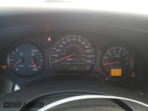 2004 Chevrolet Monte Carlo LS with VIN 2G1WW12E349282937, listed as a Copart auction lot 60886115 with 60,320 mi miles and Salvage title. Bid and sale history available at DreamBid. Image 9.