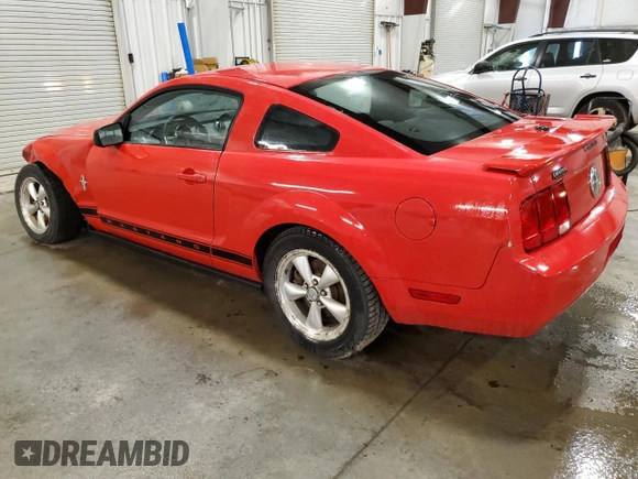 2007 Ford Mustang Deluxe with VIN 1ZVHT80N775202624, listed as a Copart auction lot 62857885 with 154,960 mi miles and Salvage title. Bid and sale history available at DreamBid. Image 2.