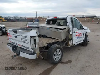 2018 Ford F-150 XL with VIN 1FTMF1CB7JKC69637, listed as a IAAI auction lot 41881356 with 1 mi miles. Bid and sale history available at carsss.com. Image 4.