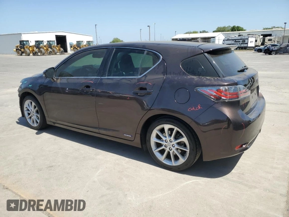 2011 Lexus CT 200h with VIN JTHKD5BH5B2046281, listed as a Copart auction lot 54407425 with 191,093 mi miles and Salvage Title. Bid and sale history available at DreamBid. Image 2.