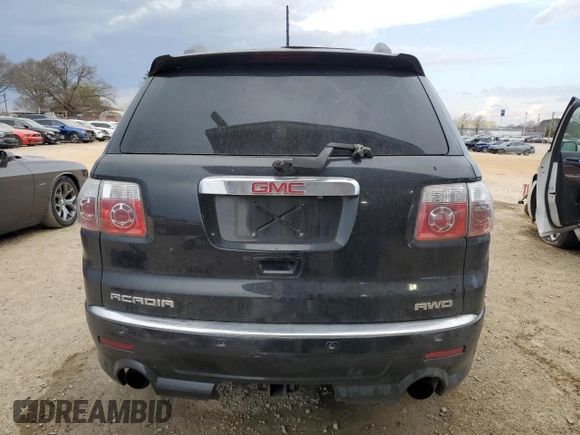 2011 GMC Acadia Denali with VIN 1GKKVTED8BJ369293, listed as a Copart auction lot 49115815 with Not Provided miles and Salvage Title. Bid and sale history available at carsss.com. Image 6.