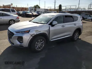2019 Hyundai Santa Fe SE with VIN 5NMS2CAD2KH122836, listed as a Copart auction lot 68588232 with 76,345 mi miles. Bid and sale history available at carsss.com. Image 1.