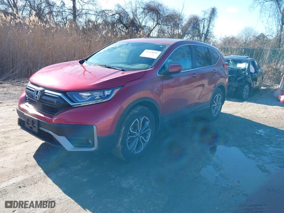 2022 Honda CR-V EX with VIN 7FARW2H57NE019482, listed as a IAAI auction lot 41588395 with 107,031 mi miles. Bid and sale history available at carsss.com. Image 17.
