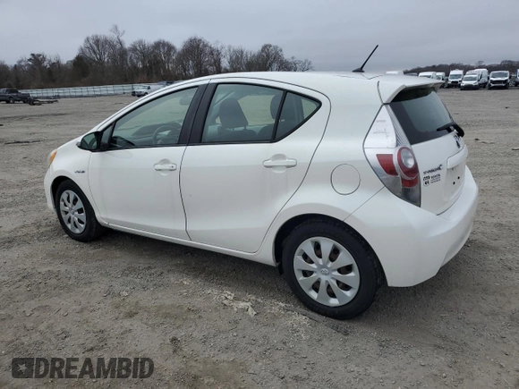 2012 Toyota Prius c One with VIN JTDKDTB30C1521241, listed as a Copart auction lot 50171435 with 182,123 mi miles and Clean Title. Bid and sale history available at carsss.com. Image 2.
