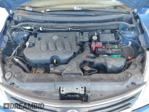 2011 Nissan Versa 1.8 S with VIN 3N1BC1CP7BL487592, listed as a IAAI auction lot 42077797 with 81,982 mi miles. Bid and sale history available at carsss.com. Image 10.
