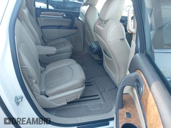 2012 Buick Enclave Leather with VIN 5GAKVCED2CJ106389, listed as a IAAI auction lot 42181134 with 169,917 mi miles and . Bid and sale history available at carsss.com. Image 8.