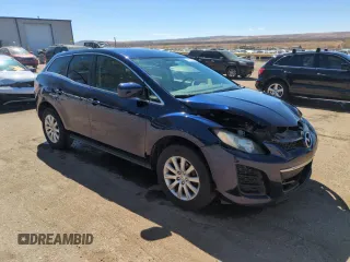 2011 Mazda CX-7 i SV with VIN JM3ER2A51B0354735, listed as a Copart auction lot 50057095 with 140,764 mi miles and Salvage Title. Bid and sale history available at carsss.com. Image 4.