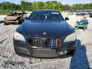 2013 BMW 7 Series 750Li with VIN WBAYE8C53DDE22191, listed as a Copart auction lot 58224424 with 176,297 mi miles and Salvage title. Bid and sale history available at DreamBid. Image 5.