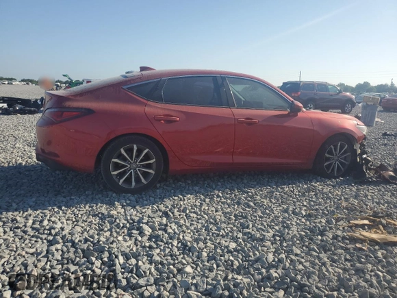 2023 Acura Integra with VIN 19UDE4H22PA016853, listed as a Copart auction lot 54553945 with 42,889 mi miles and Non repairable. Bid and sale history available at DreamBid. Image 3.