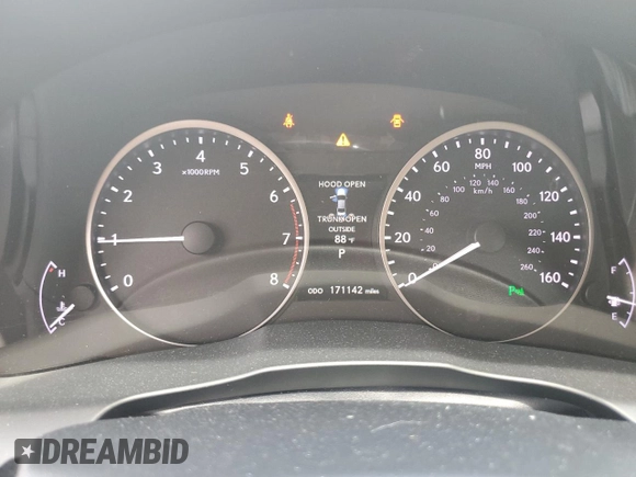 2013 Lexus ES 4dr Sdn with VIN JTHBK1GG1D2050460, listed as a Copart auction lot 54248465 with 171,142 mi miles and Salvage Title. Bid and sale history available at carsss.com. Image 9.