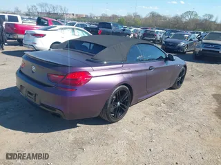 2015 BMW 6 Series 650i with VIN WBAYP9C53FD170068, listed as a IAAI auction lot 41893029 with 63,865 mi miles. Bid and sale history available at carsss.com. Image 4.