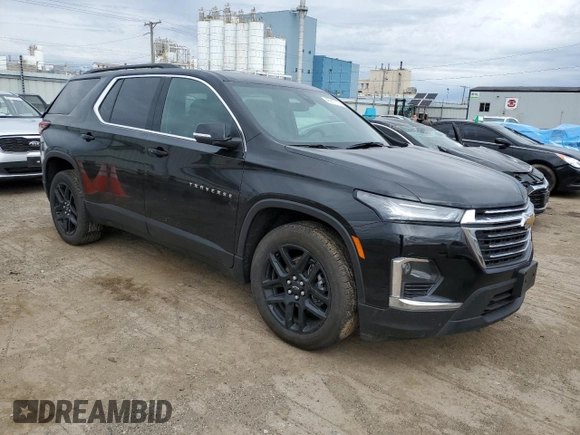 2023 Chevrolet Traverse LT Leather with VIN 1GNEVHKW1PJ169821, listed as a Copart auction lot 46917713 with 4,172 mi miles. Bid and sale history available at carsss.com. Image 4.