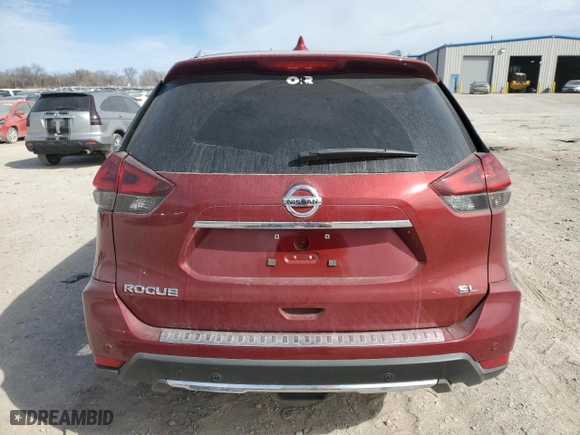 2019 Nissan Rogue SL with VIN 5N1AT2MT2KC738925, listed as a Copart auction lot 46929245 with 92,928 mi miles and Salvage Title. Bid and sale history available at carsss.com. Image 6.