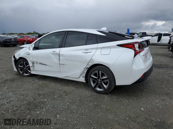 2022 Toyota Prius L Eco with VIN JTDKAMFU0N3181243, listed as a Copart auction lot 51579355 with 26,823 mi miles and Salvage Title. Bid and sale history available at DreamBid. Image 2.