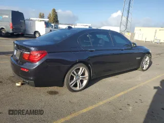 2014 BMW 7 Series 740Li with VIN WBAYE4C50ED137813, listed as a Copart auction lot 80801994 with 159,726 mi miles and Clean Title. Bid and sale history available at carsss.com. Image 3.