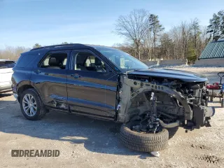 2021 Ford Explorer XLT with VIN 1FMSK8DH6MGC38669, listed as a Copart auction lot 48552145 with 53,440 mi miles and Salvage Title. Bid and sale history available at carsss.com. Image 4.