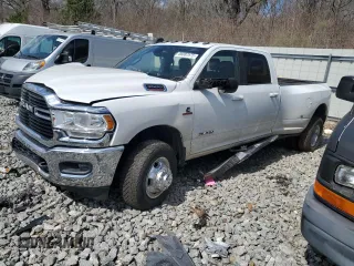2021 Ram 3500 Big Horn with VIN 3C63RRHL0MG505048, listed as a Copart auction lot 46082575 with 0 mi miles and Salvage Title. Bid and sale history available at carsss.com. Image 1.
