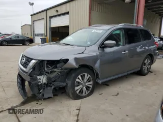 2020 Nissan Pathfinder SV z VIN 5N1DR2BM3LC647588, wystawiony jako Copart lot #64805405 z przebiegiem 145 873 mil mil oraz Szkoda całkowita • Salvage title. Historia ofert i sprzedaży dostępna na DreamBid. Obrazek 1.