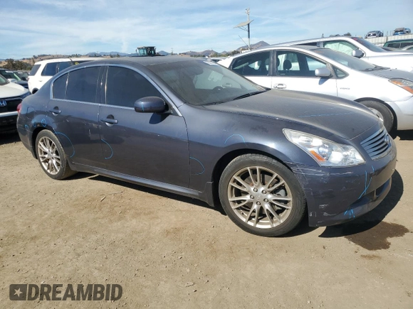 2008 Infiniti G35 Journey with VIN JNKBV61E78M211318, listed as a Copart auction lot 75221954 with Not Provided miles and Salvage Title. Bid and sale history available at DreamBid. Image 4.