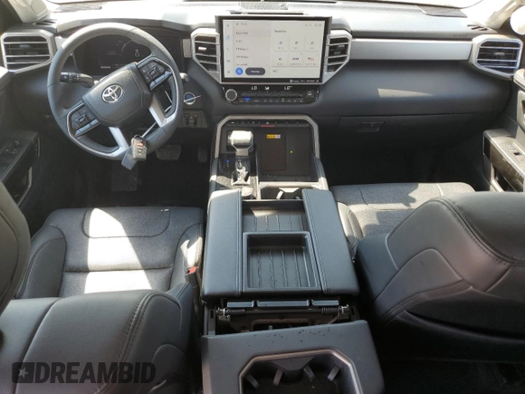 2023 Toyota Tundra Limited Hybrid with VIN 5TFJC5DB1PX028931, listed as a Copart auction lot 71593354 with 21,887 mi miles and Salvage title. Bid and sale history available at DreamBid. Image 8.