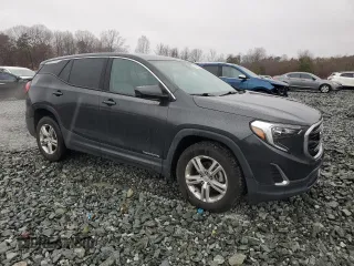 2018 GMC Terrain SLE with VIN 3GKALMEV0JL221470, listed as a Copart auction lot 45276335 with 118,180 mi miles and Salvage Title. Bid and sale history available at carsss.com. Image 4.