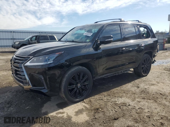 2021 Lexus LX 570 z VIN JTJDY7AX3M4334050, wystawiony jako Copart lot #44532325 z przebiegiem 90 103 mil mil oraz Szkoda całkowita • Salvage title. Historia ofert i sprzedaży dostępna na DreamBid. Obrazek 1.