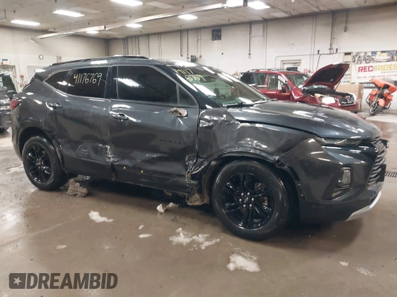 2021 Chevrolet Blazer LT with VIN 3GNKBJR43MS521587, listed as a IAAI auction lot 41176769 with 48,591 mi miles and . Bid and sale history available at DreamBid. Image 13.