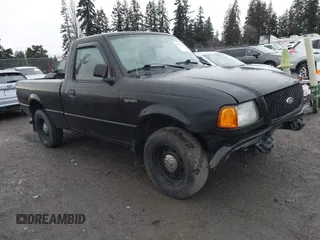 2003 Ford Ranger XL with VIN 1FTYR10DX3PB48637, listed as a IAAI auction lot 41518614 with 105,394 mi miles. Bid and sale history available at carsss.com. Image 1.