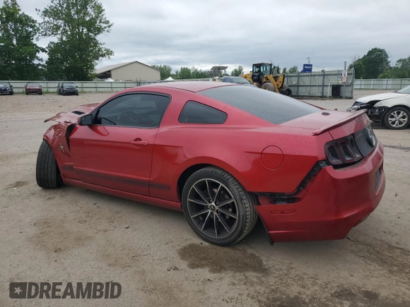 2013 Ford Mustang V6 with VIN 1ZVBP8AM2D5278022, listed as a Copart auction lot 61308145 with 96,275 mi miles and Salvage title. Bid and sale history available at DreamBid. Image 2.