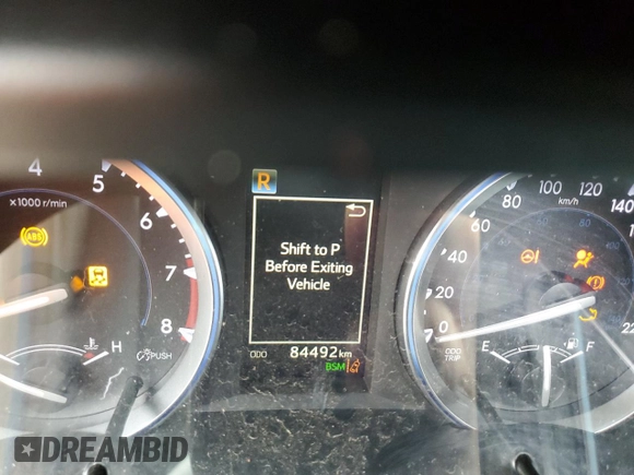2018 Toyota Highlander SE with VIN 5TDJZRFH2JS528343, listed as a Copart auction lot 56942905 with 84,492 mi miles and Salvage title. Bid and sale history available at DreamBid. Image 9.
