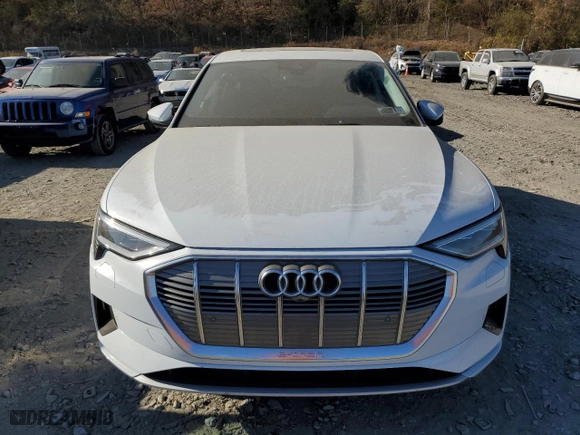 2020 Audi e-tron Sportback Premium Plus with VIN WA12ABGE4LB035209, listed as a Copart auction lot 78139704 with 13,055 mi miles and Salvage Title. Bid and sale history available at carsss.com. Image 5.