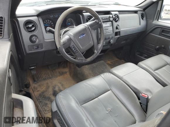 2013 Ford F-150 XL with VIN 1FTMF1CM7DKE41350, listed as a Copart auction lot 47526385 with 210,727 mi miles and Salvage Title. Bid and sale history available at carsss.com. Image 8.