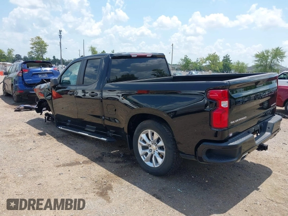 2020 Chevrolet Silverado 1500 Custom with VIN 1GCRWBEF0LZ133727, listed as a IAAI auction lot 39838746 with 1 mi miles. Bid and sale history available at carsss.com. Image 3.
