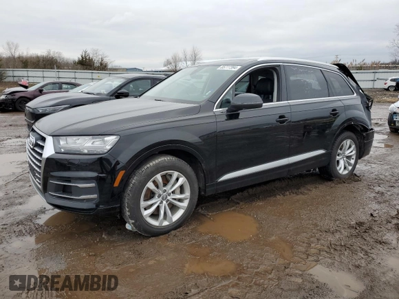 2019 Audi Q7 Premium Plus with VIN WA1LAAF75KD043730, listed as a Copart auction lot 85777394 with 66,785 mi miles and Salvage Title. Bid and sale history available at carsss.com. Image 1.