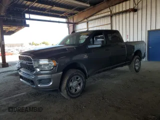 2024 Ram 2500 Tradesman with VIN 3C6UR5CL6RG102591, listed as a Copart auction lot 88913725 with 5,193 mi miles and Salvage Title. Bid and sale history available at carsss.com. Image 1.