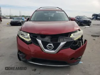 2015 Nissan Rogue SL with VIN 5N1AT2MTXFC762234, listed as a Copart auction lot 50433655 with 168,779 mi miles and Salvage Title. Bid and sale history available at carsss.com. Image 5.