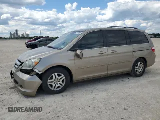 2007 Honda Odyssey EX-L with VIN 5FNRL38757B440549, listed as a Copart auction lot 56468505 with 211,759 mi miles and Clean Title. Bid and sale history available at DreamBid. Image 1.