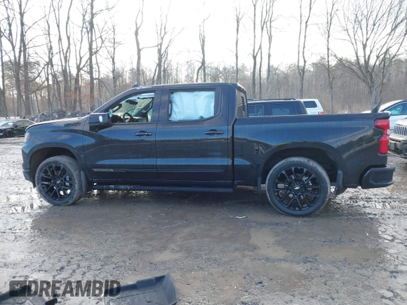 2025 Chevrolet Silverado 1500 with VIN 1GCUKJED2SZ162191, listed as a IAAI auction lot 41652833 with 2,837 mi miles and . Bid and sale history available at DreamBid. Image 14.