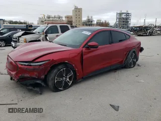 2021 Ford Mustang Mach-E Select with VIN 3FMTK1RM5MMA20844, listed as a Copart auction lot 42043155 with Not Provided miles and Salvage Title. Bid and sale history available at DreamBid. Image 1.