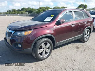 2012 Kia Sorento EX with VIN 5XYKU3A67CG224950, listed as a IAAI auction lot 41523784 with 113,930 mi miles. Bid and sale history available at carsss.com. Image 2.