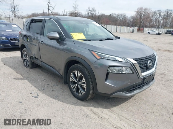 2023 Nissan Rogue SV with VIN JN8BT3BB4PW476716, listed as a IAAI auction lot 41853683 with 36,630 mi miles. Bid and sale history available at carsss.com. Image 1.
