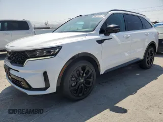 2022 Kia Sorento SX Prestige with VIN 5XYRK4LF2NG092139, listed as a Copart auction lot 62418615 with 24,635 mi miles and Salvage title. Bid and sale history available at DreamBid. Image 1.