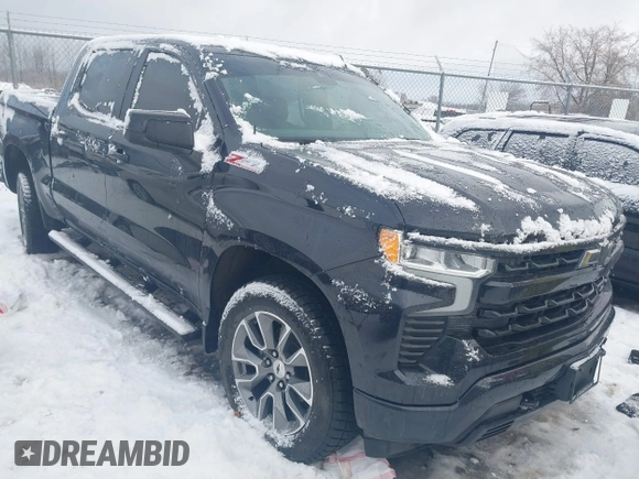 2023 Chevrolet Silverado 1500 RST with VIN 1GCUDEE81PZ200943, listed as a IAAI auction lot 41475353 with 24,538 mi miles and . Bid and sale history available at DreamBid. Image 1.