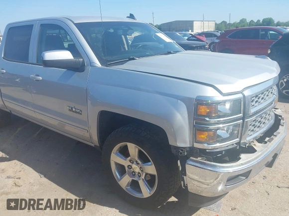 2015 Chevrolet Silverado 1500 LT with VIN 3GCUKREC7FG343346, listed as a IAAI auction lot 41972214 with 256,067 mi miles and . Bid and sale history available at DreamBid. Image 1.