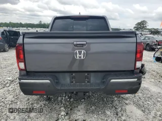 2019 Honda Ridgeline RTL-E with VIN 5FPYK3F77KB005131, listed as a Copart auction lot 60726155 with 81,797 mi miles and Salvage title. Bid and sale history available at DreamBid. Image 6.