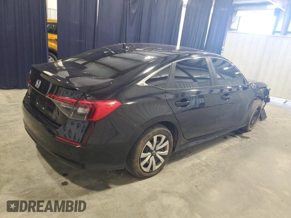 2022 Honda Civic LX z VIN 2HGFE2F21NH531454, wystawiony jako Copart lot #57858195 z przebiegiem Nie podano mil oraz Czysty tytuł • Clean title. Historia ofert i sprzedaży dostępna na DreamBid. Obrazek 3.