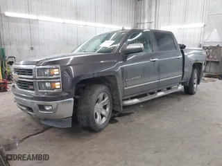 2014 Chevrolet Silverado 1500 LTZ with VIN 3GCUKSEC3EG241015, listed as a IAAI auction lot 41443514 with 193,329 mi miles. Bid and sale history available at carsss.com. Image 2.